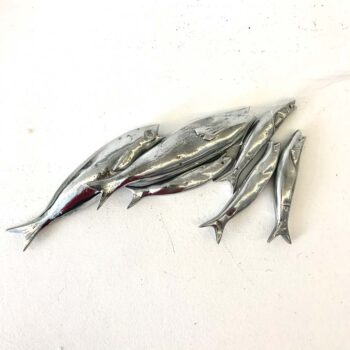 Cmalfi01 Bunch Of Aluminum Fishes Small
